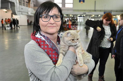 Ronja ist 5 Monate alt und es ist für sie ihre 2.Show in der Kittenklasse