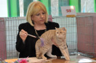 Ronja bei Tica Richterin Laurie Schiff aus den USA