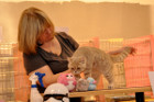 Ronja mit Tica Richterin Delsa Rudge aus England