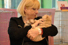 Ronja bei Tica Richterin Laurie Schiff aus den USA