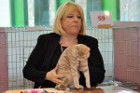 Ronja bei Tica Richterin Laurie Schiff aus den USA